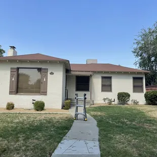 Before roof replacement on a historical home in tower district of Fresno.