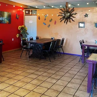 tables and chairs