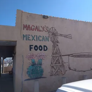 Signage off the main drag.