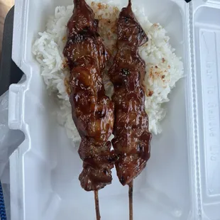 BBQ Pork Skewers