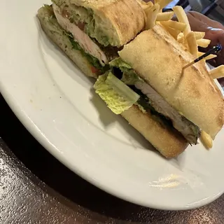 Guacamole Chicken Torta