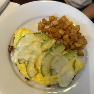 Bacon and Avocado Omellete