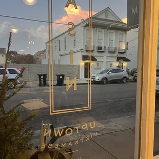 View from the corner window