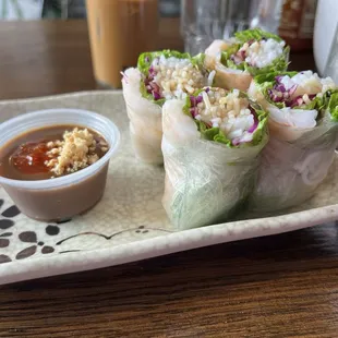 Shrimp Spring Rolls.   Fresh &amp; light.