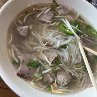 Combo Pho after adding condiments ... tasty