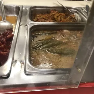 chicken wings and fried chicken, interior