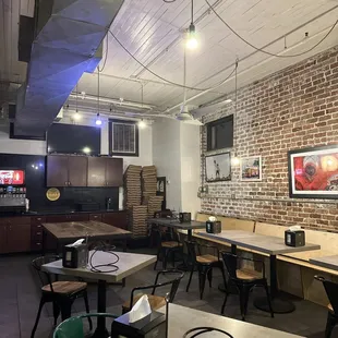 Indoor eating area