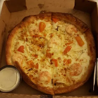Grilled Shrimp Pizza