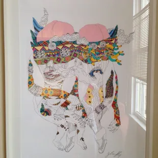 John Gourley print looks even cooler with a proper frame. Thanks!