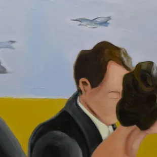 Dancers - Detail oil on cotton canvas.