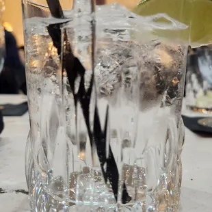 This was tequila. I wanted vodka. Luckily, I got my vodka soda buuut it came like 30min later.