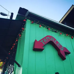 a sign on a building