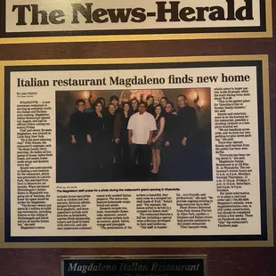 Bio of Mr. Magdaleno chef/owner