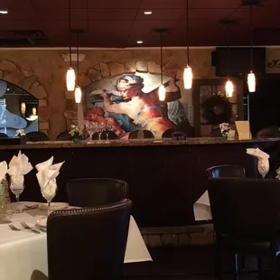 interior, sushi and sashimi
