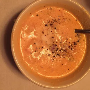Lobster soup was amazing