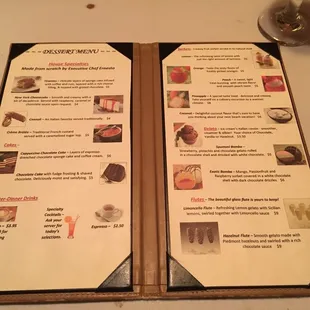 sushi and sashimi, menu