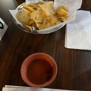 Chips y salsa