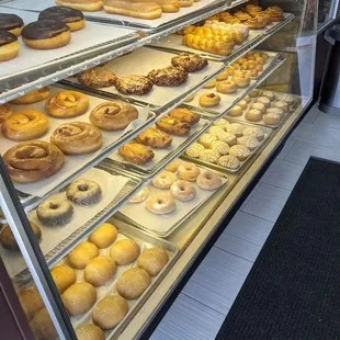 Some of the donuts on display.