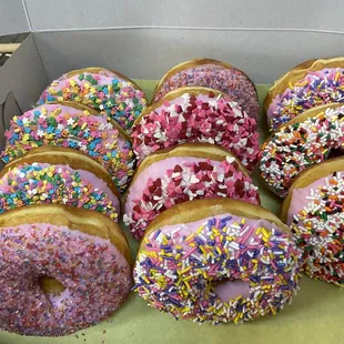 donuts, dough desserts, food