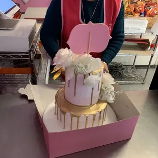 My daughter's sweet 16 cake.