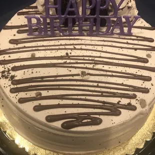 They make terrific cakes. But they don't pipe writing on the cakes.