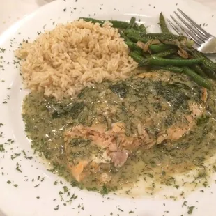 salmon with Dill Sauce