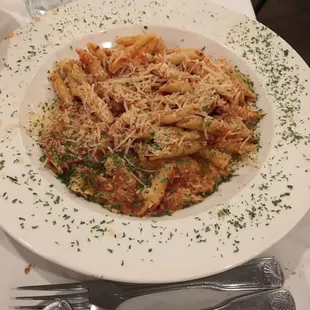 Penne arrabiata