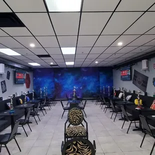 Attention, Hookah Lounge Gamers! 
We&apos;ve got exciting news! We now offer video games on all 4 70-inch TVs!!