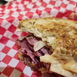 The famous Corned Beef Sandwich.  Tender and very flavorful.