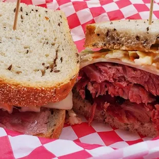 Thick Cut pastrami on rye the norm 20 bucks