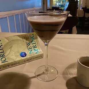 The decadent Chocolatini! I devoured the Tiramisu