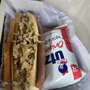Chicken cheesesteak