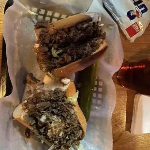 Cheesesteak hoagie