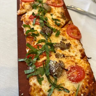 Sausage flatbread