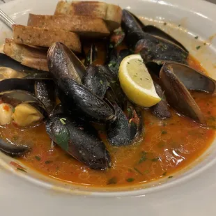 Mussels diábolo...great!