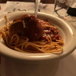 Kids Spaghetti &amp; Meatball