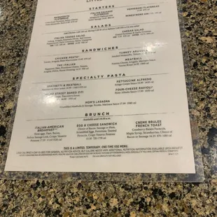 Was a good menu:(