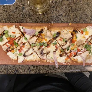 Chicken Pepper Flatbread