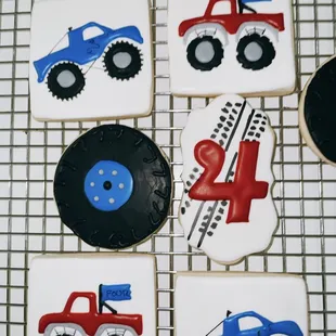 Birthday monster truck