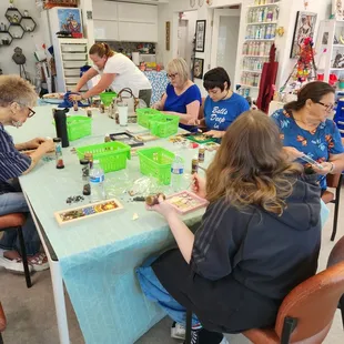 We had an art field trip and it was great.