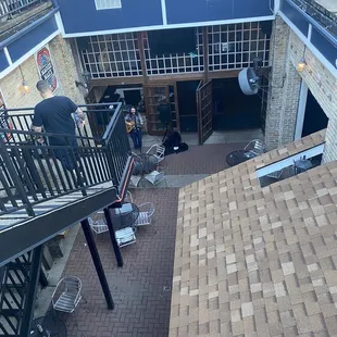 a view from the top of a building