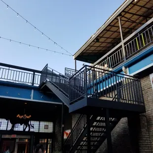 The stairs to the Rooftop