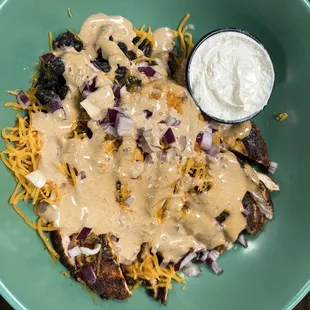 Blackened chicken burrito bowl