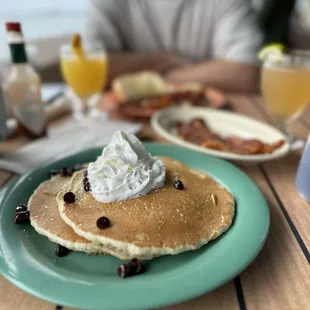 Chocolate chip pancakes