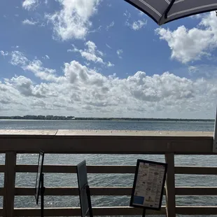 View from outside seating