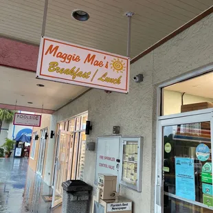 Store front sign