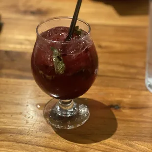 Blueberry Whiskey (creation at the bar)