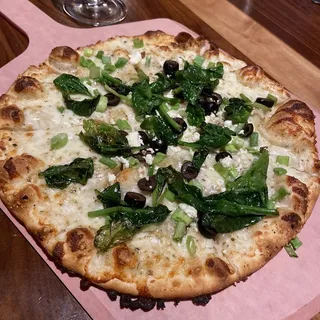 Veggie and Goat Cheese Pizza