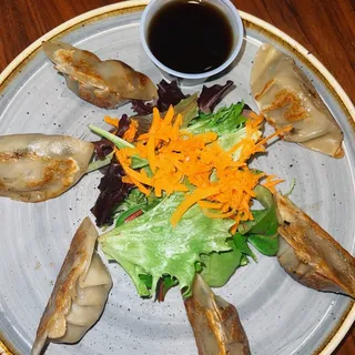 Vegetarian Edamame Potstickers Snack