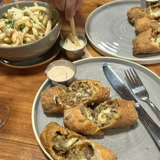 Big Mac Eggroll Appetizer